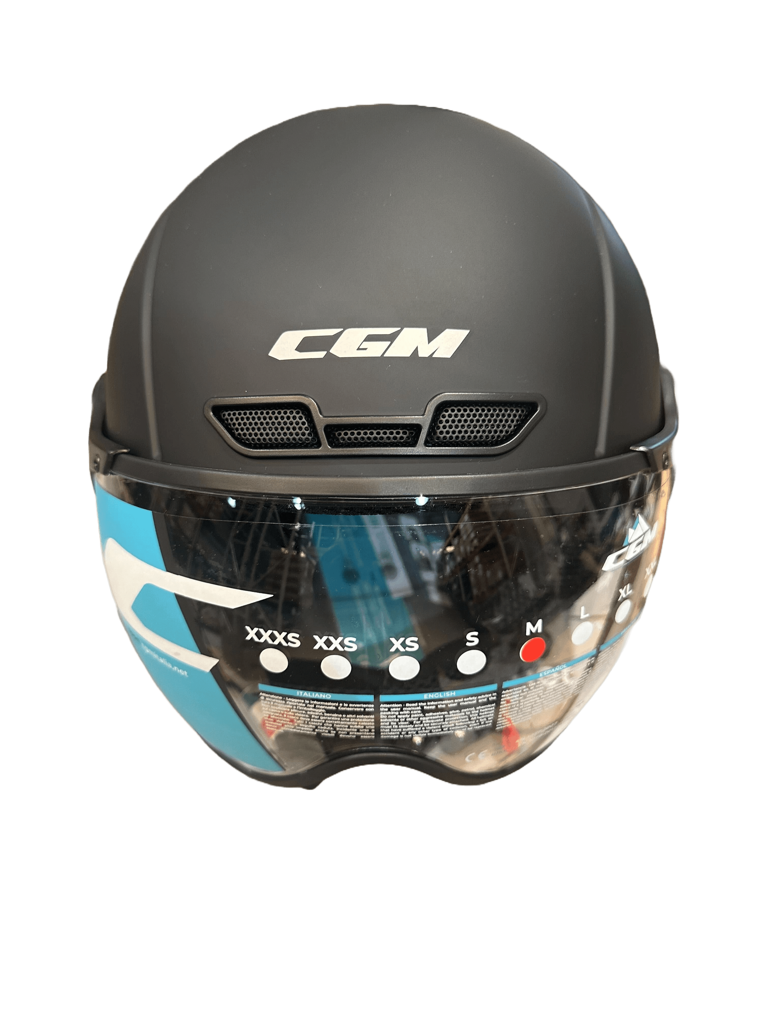 Casco Scooter CGM Ebi Mono Nero Opaco