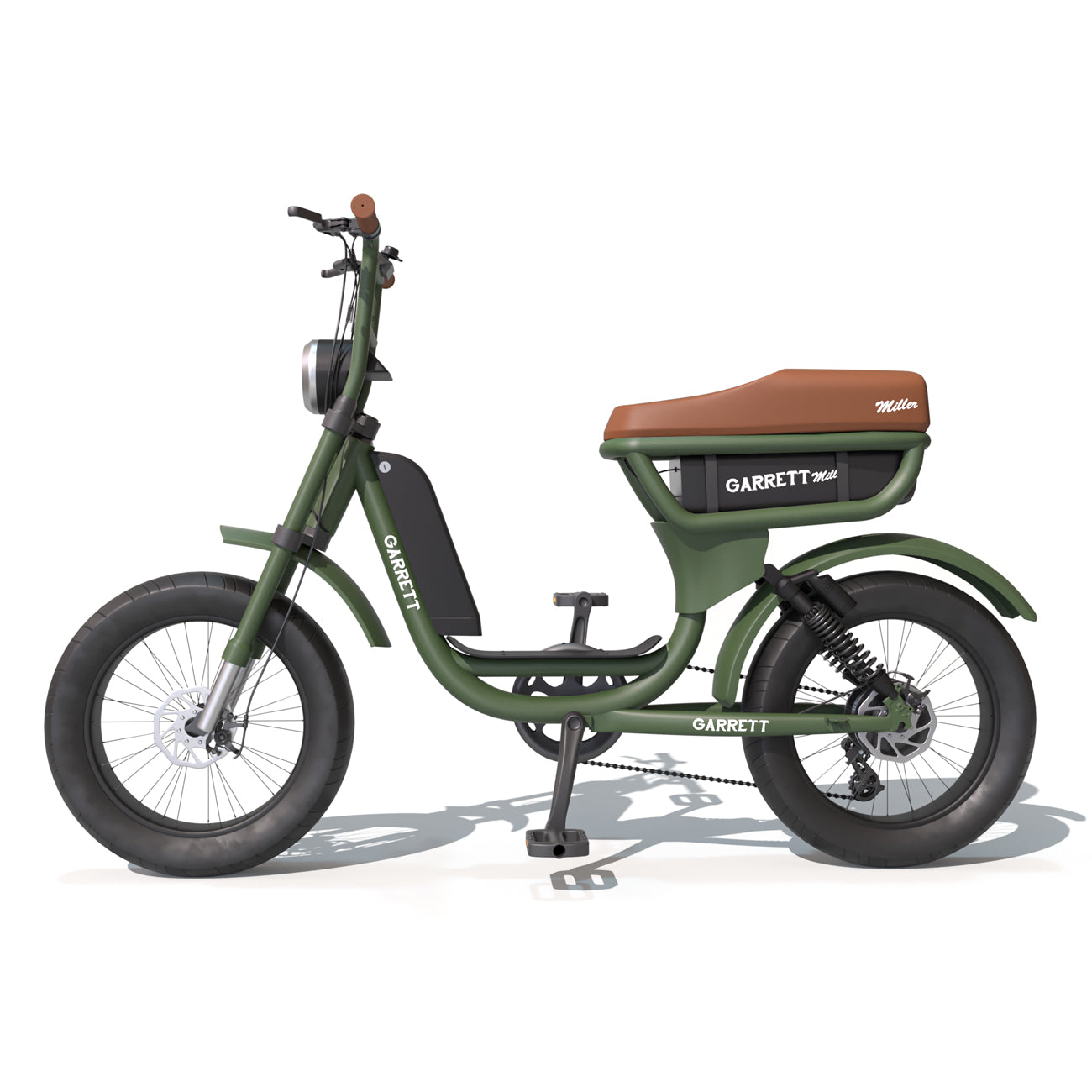 Bicicleta eléctrica de carga biplaza Garrett Miller City (versión 2024)