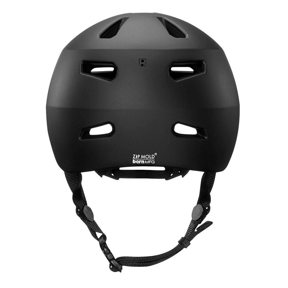 Bern Brentwood 2.0 Mattschwarzer Helm mit Visier – Mattschwarz
