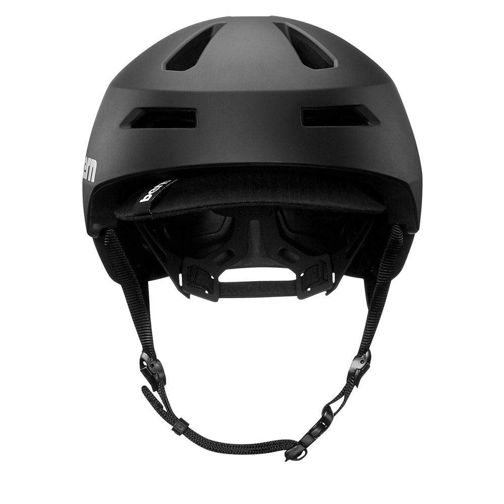 Bern Brentwood 2.0 Mattschwarzer Helm mit Visier – Mattschwarz