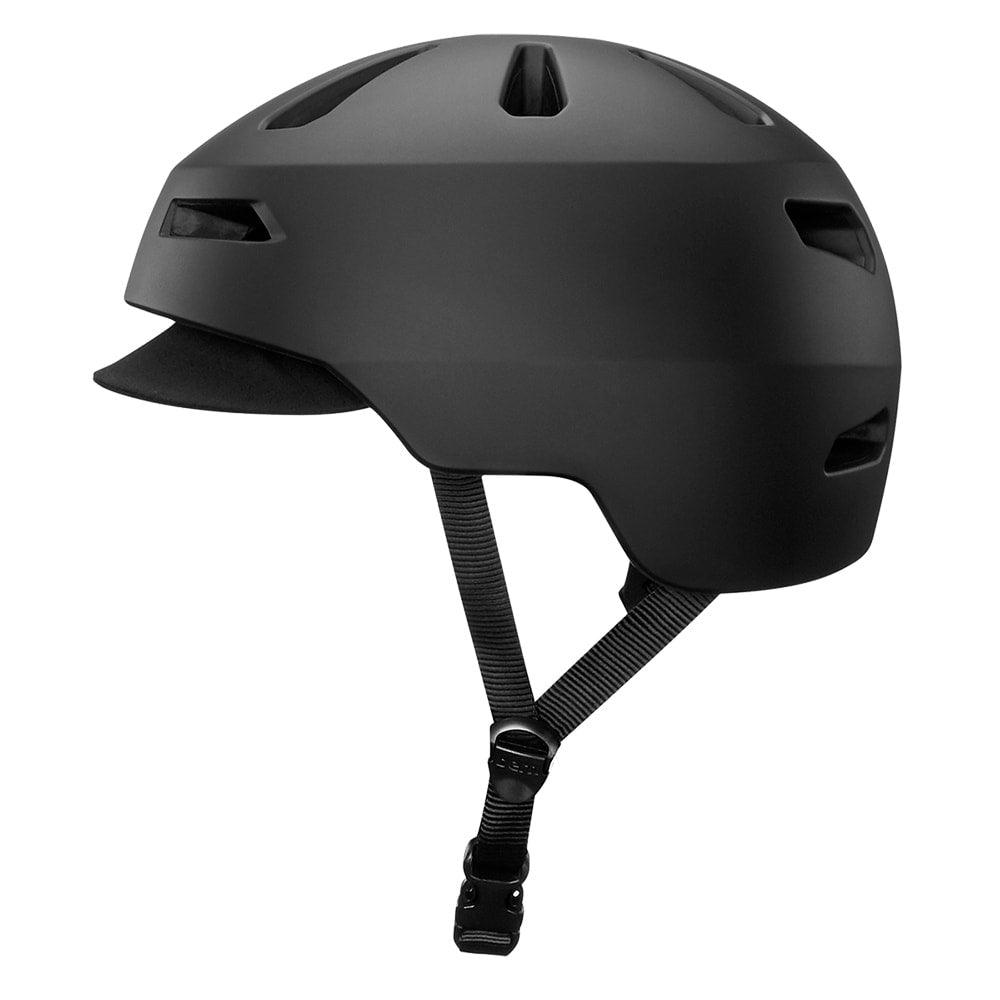 Bern Brentwood 2.0 Mattschwarzer Helm mit Visier – Mattschwarz