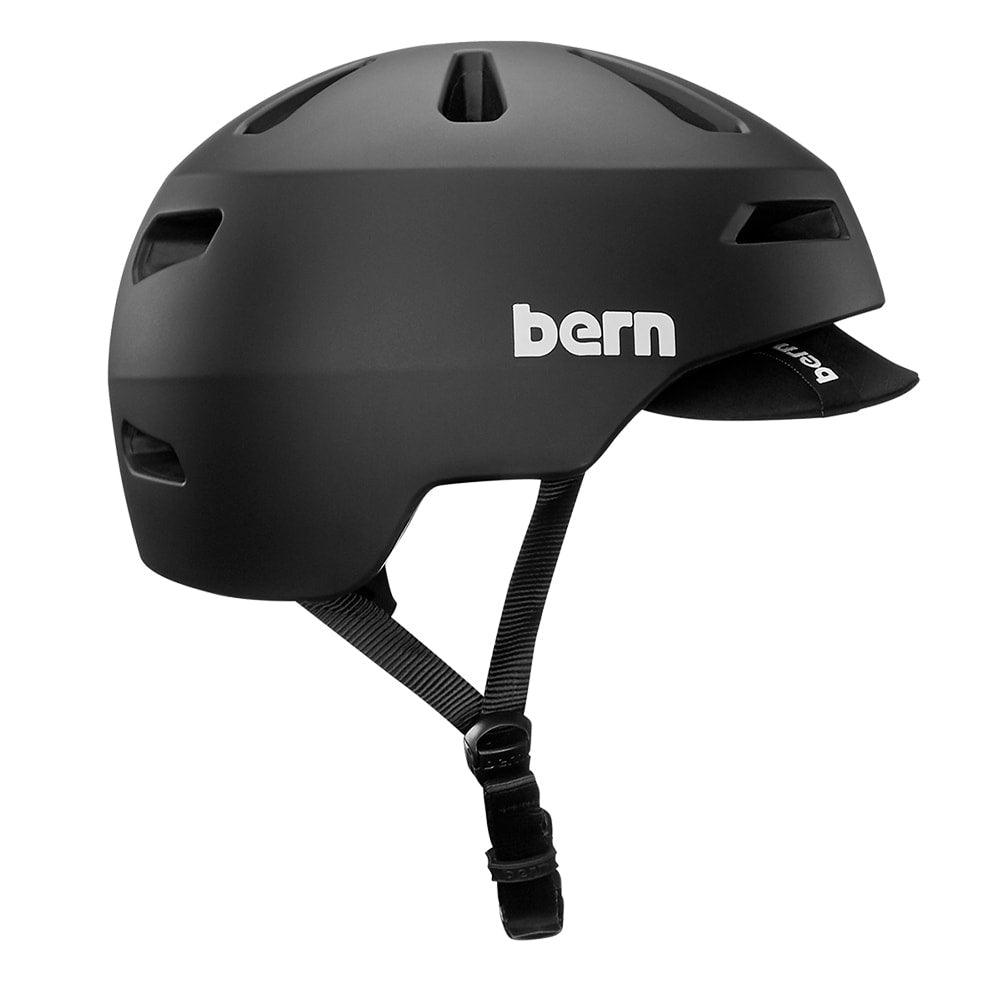 Bern Brentwood 2.0 Mattschwarzer Helm mit Visier – Mattschwarz