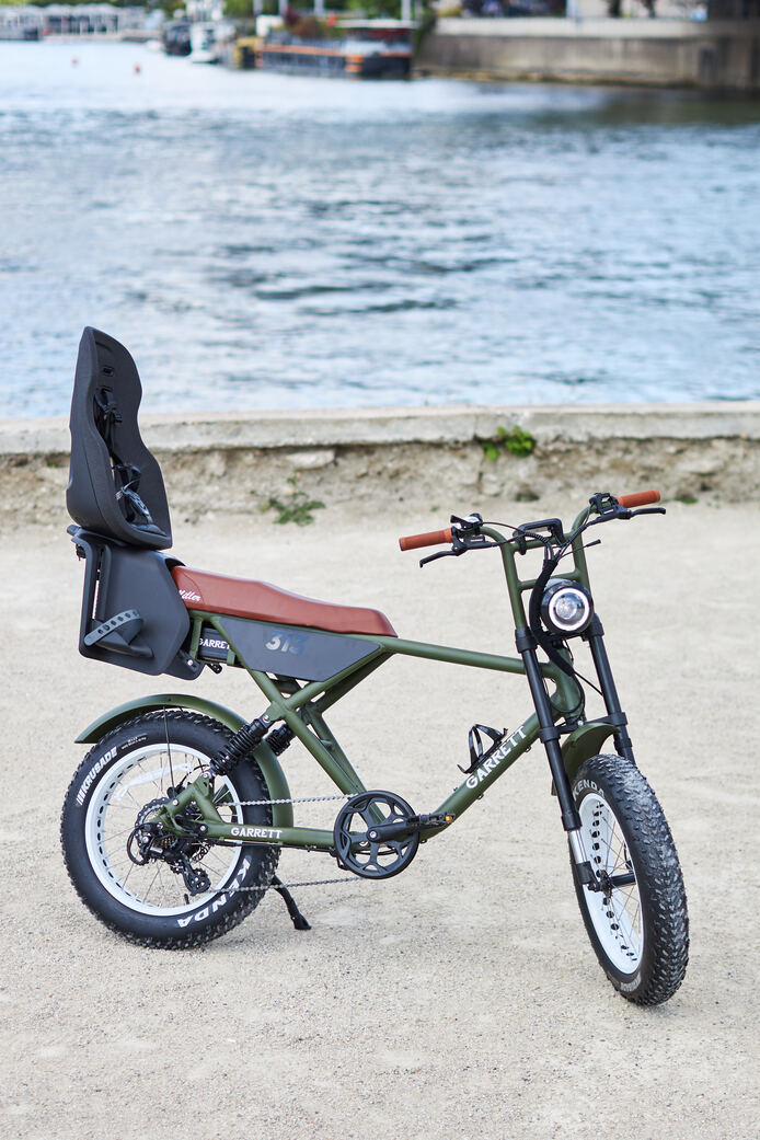 Zweisitzer-Lasten-Elektrofahrrad Garrett Miller Z (Version 2024)