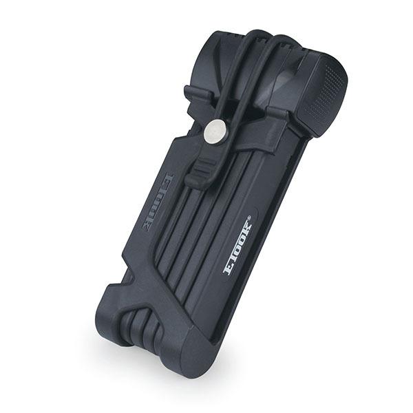 Foldable bike lock with key 90 cm