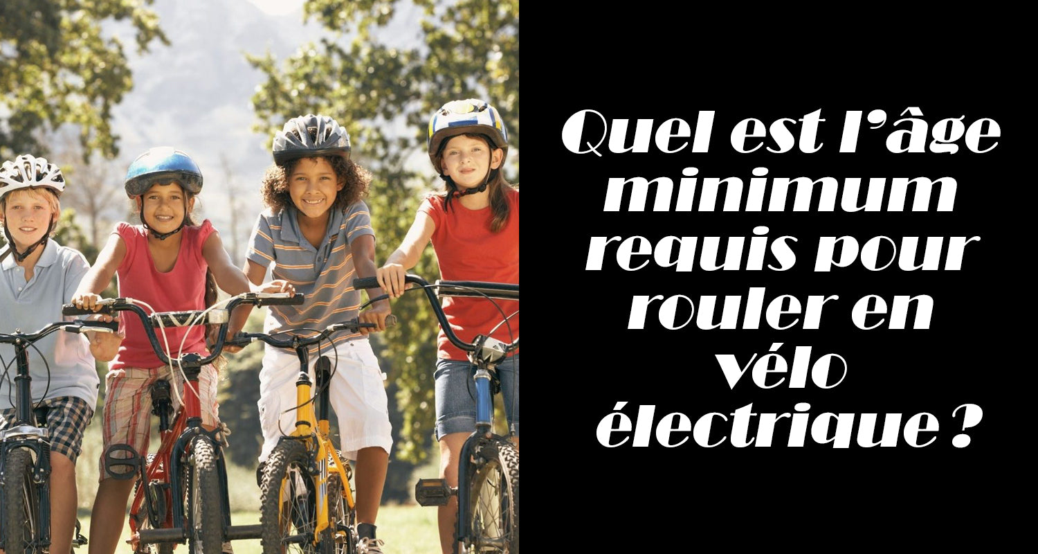 Quel est l’âge minimum requis pour rouler en vélo électrique ?