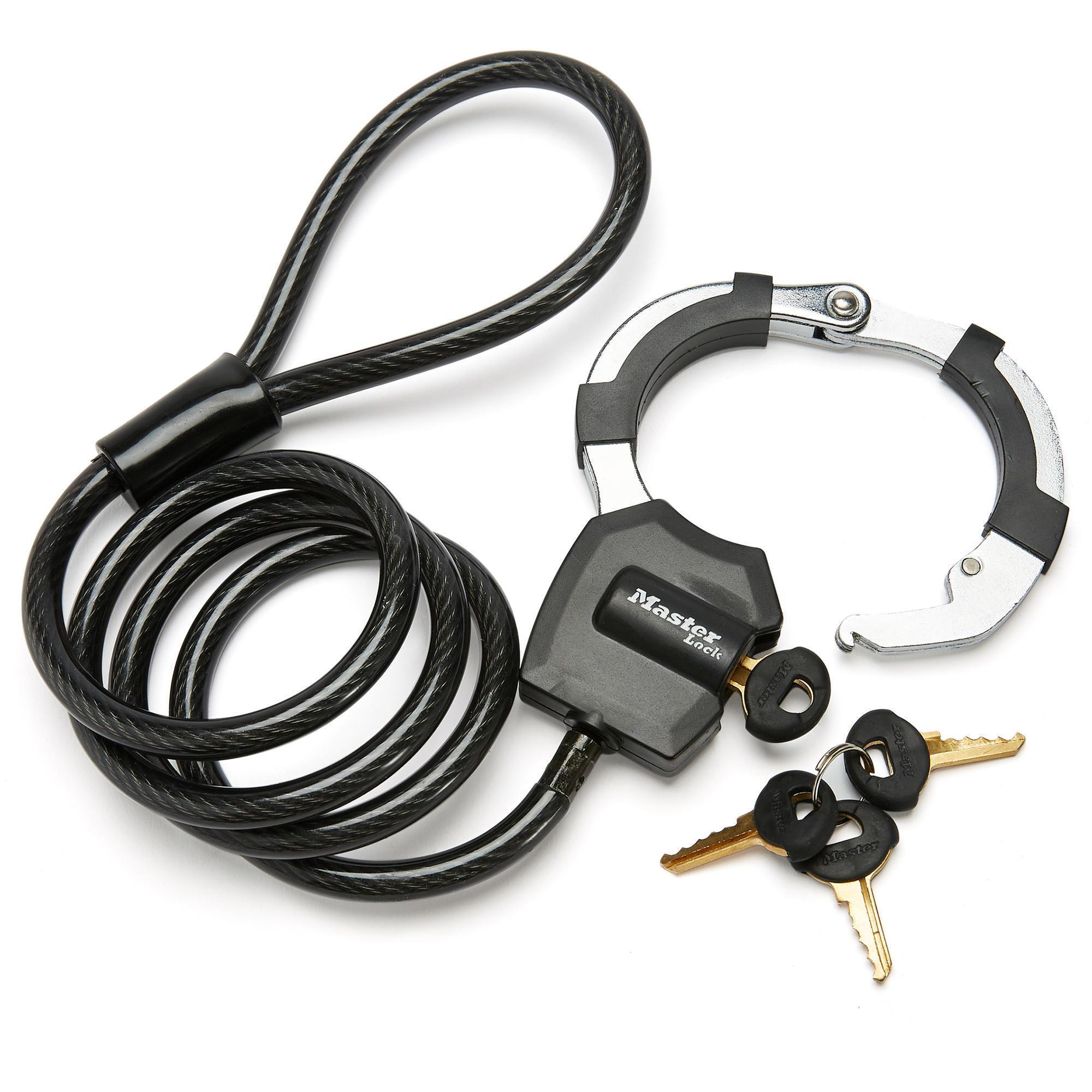 Cable Anti Vol 1m Menotte Master Lock Street Cuff - Trottinette et Vélo
