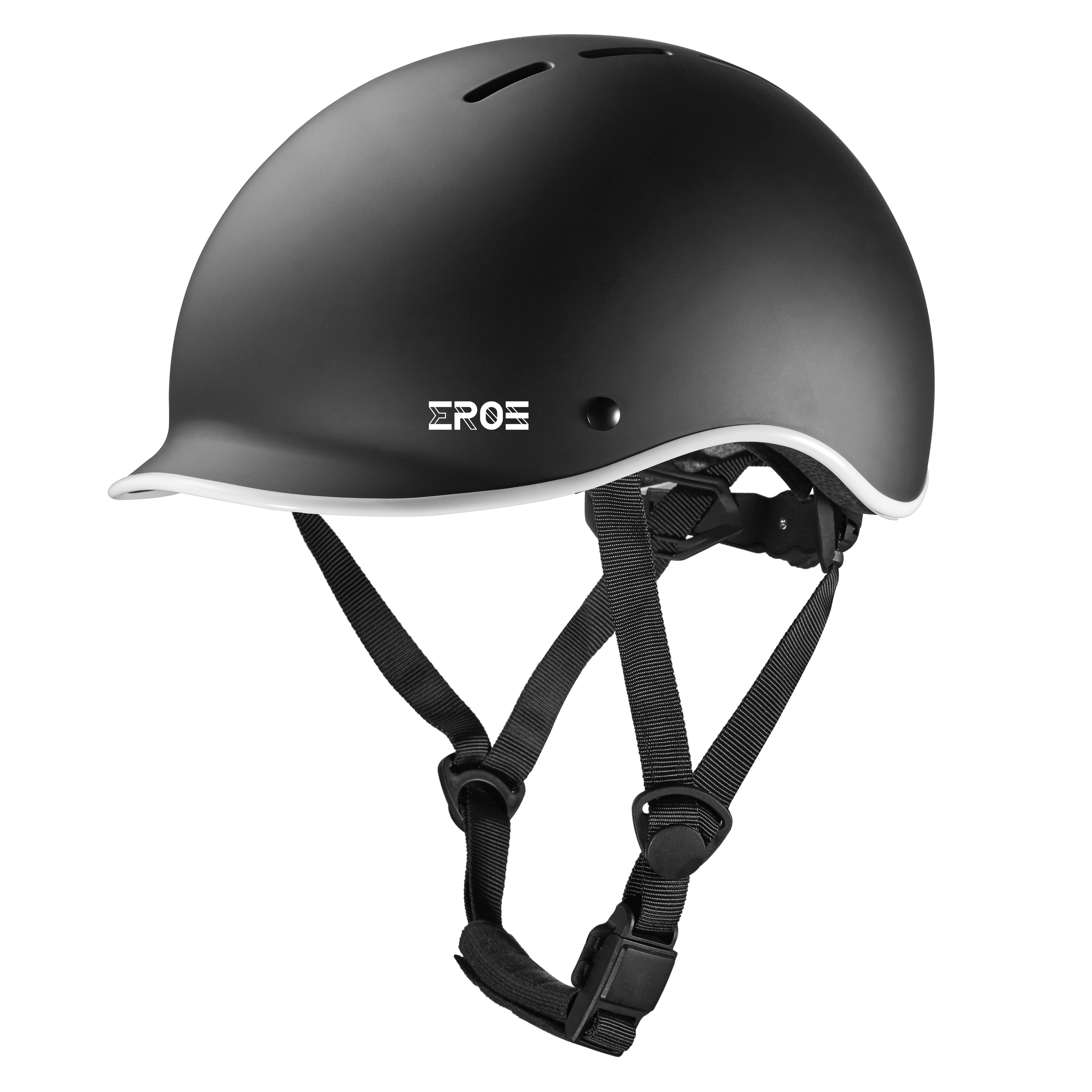 Casque Eroz Vintage Collection pour Trottinette Electrique et Vélo (Bleu/Noir)