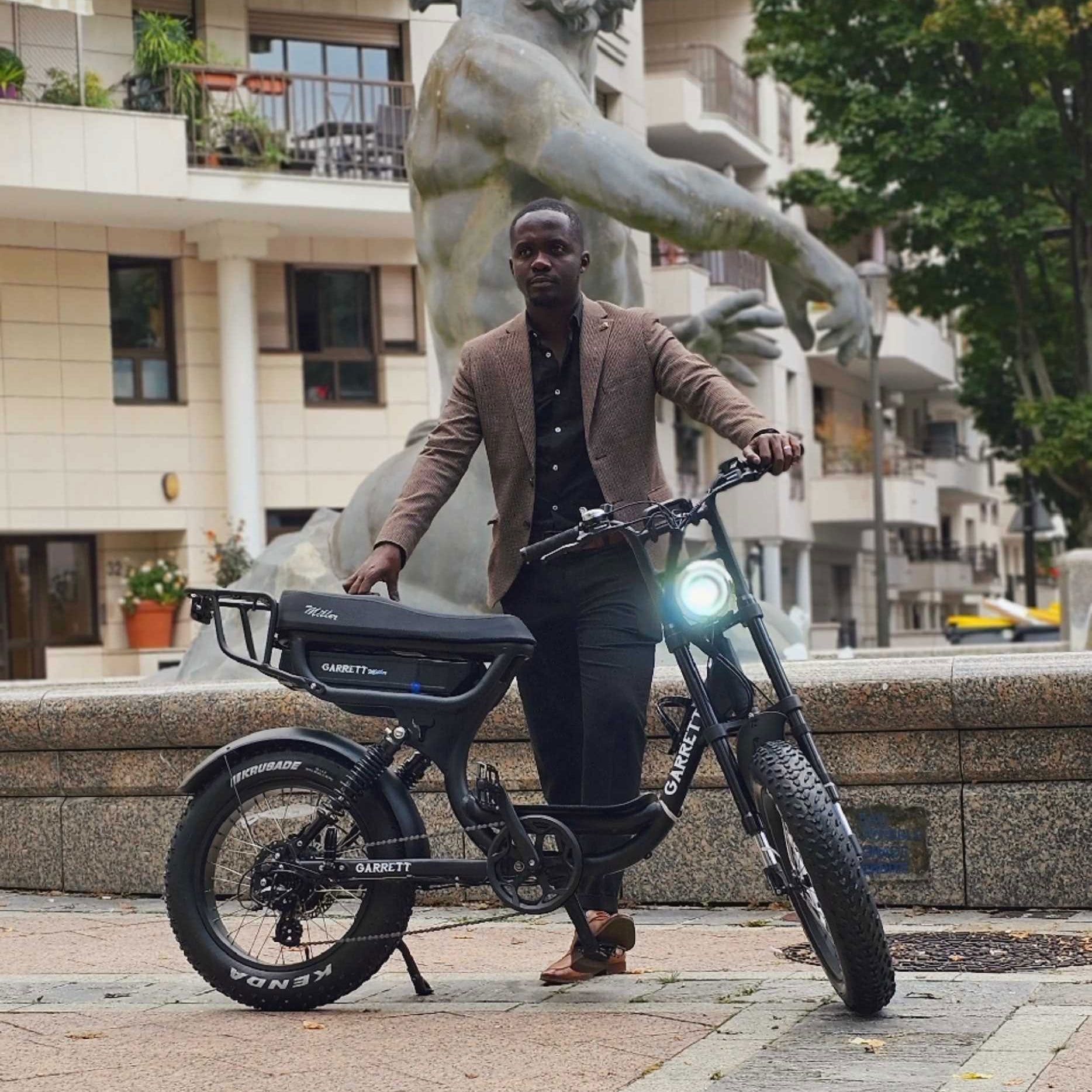 Vélo électrique Garrett Miller City biplace cargo (Version 2024)