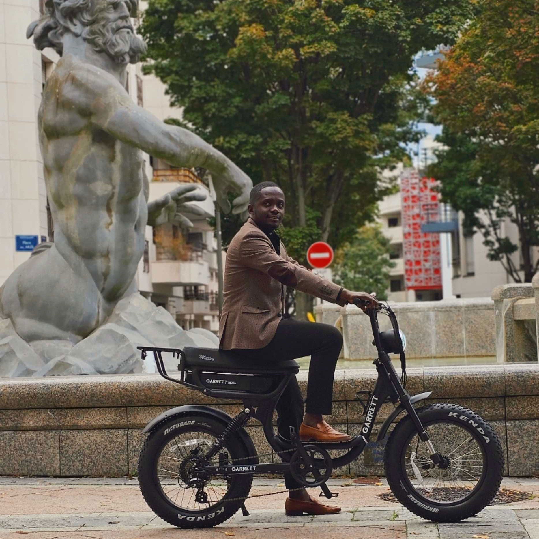 Vélo électrique Garrett Miller City biplace cargo (Version 2024)