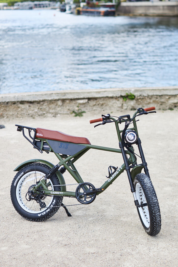 Vélo électrique Garrett Miller Z biplace cargo (Version 2024)