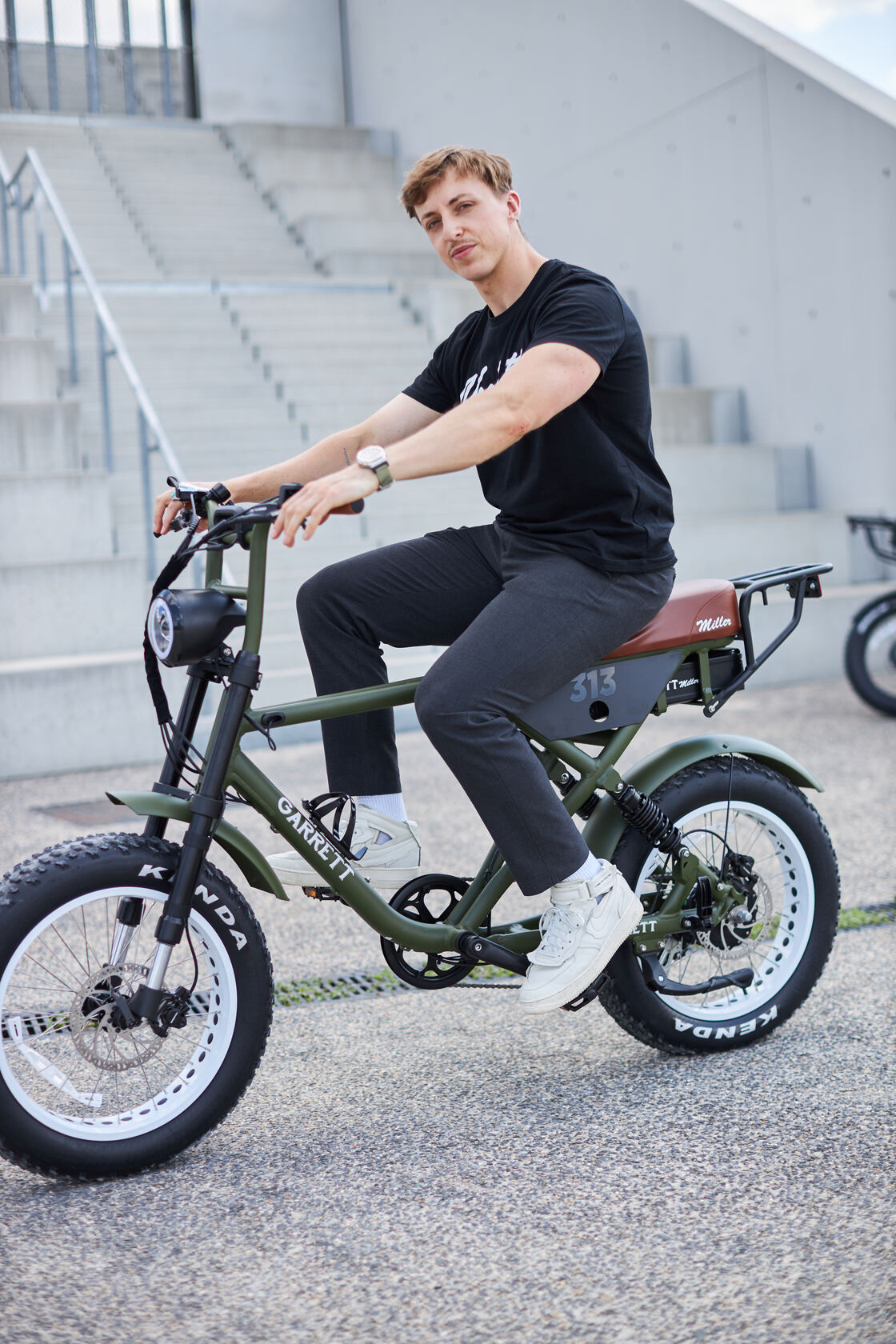Vélo électrique Garrett Miller Z biplace cargo (Version 2024)