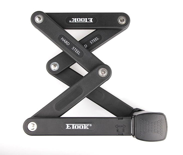 Antivol Vélo Pliable ATTABO F.68 - Classe De Sécurité 8, Noyau Acier, Longueur 680 Mm, Poids 440 G - Compact Et Résistant