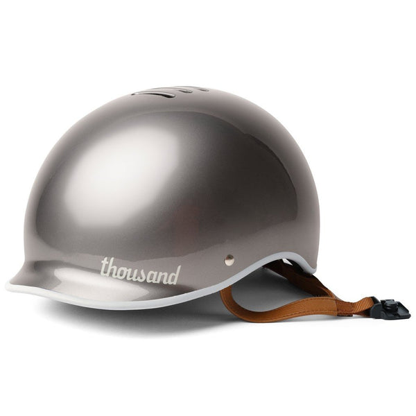 Thousand Metallics Collection Polished Titanium Helmet