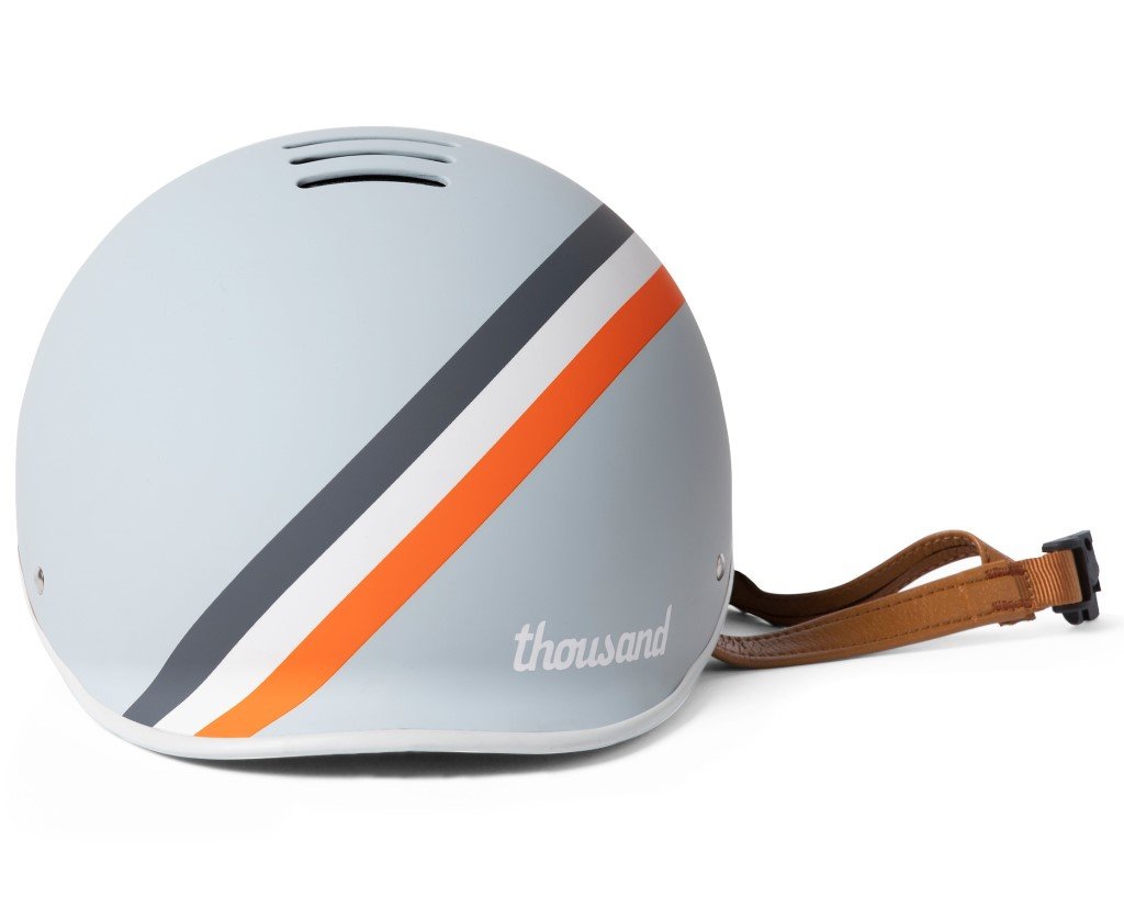 Capacete com listras GT cinza da coleção Thousand Heritage